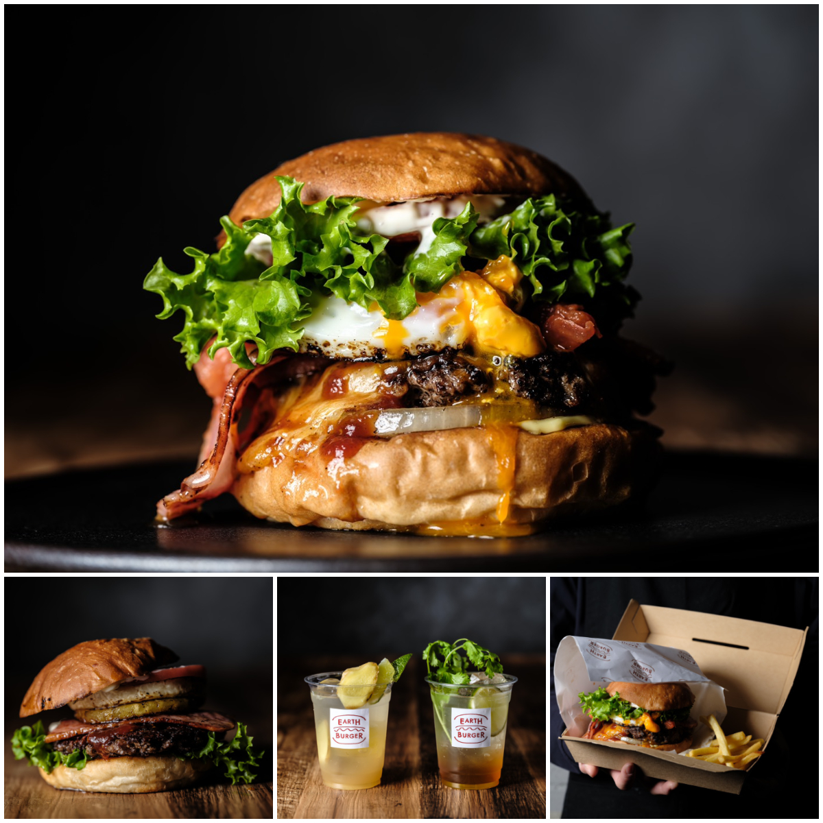 【土日月ランチ限定】「EARTH BURGER」オープン！