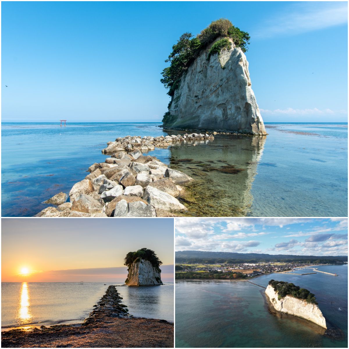 自然が生み出した能登を代表する景勝地『見附島』