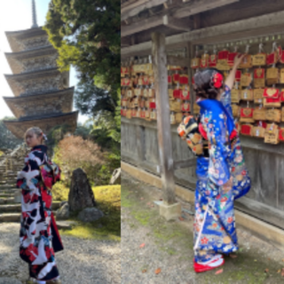 『ツルカメヤ』が妙成寺での撮影会を開催 着物姿で思い出の一枚を残そう