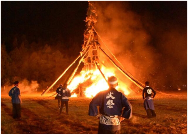 【石川の祭り】能登島向田の火祭2026(能登島向田町)