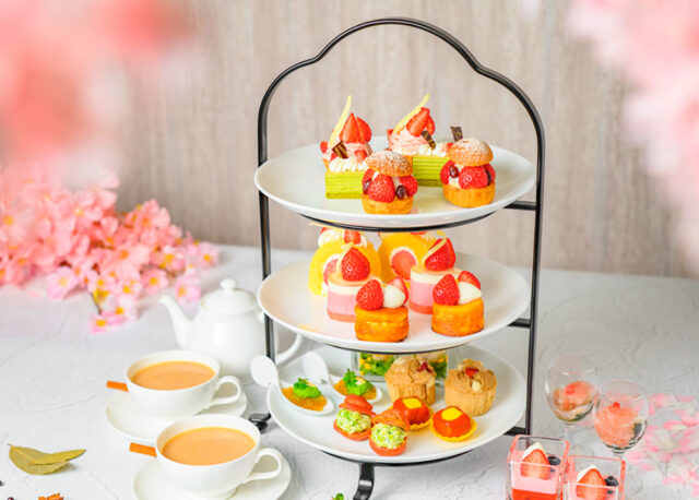 【3/1(日)〜5/31(日)】スパイスとハーブが香る『ホテル金沢』春のアフタヌーンティー「金鼓〈KONKU〉 Aromatic Spring」