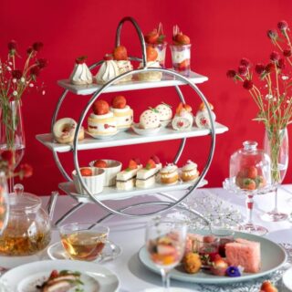 【ペア2組(1組2名様)をご招待】『ANAクラウンプラザホテル金沢』に苺のアフタヌーンティーセットが登場。