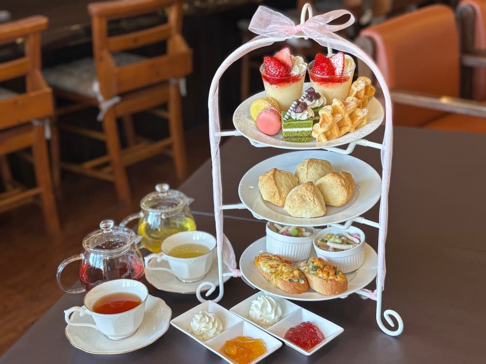 【1日数組限定】『ちむちむ堂』で楽しむ、カジュアルな1月アフタヌーンティー。