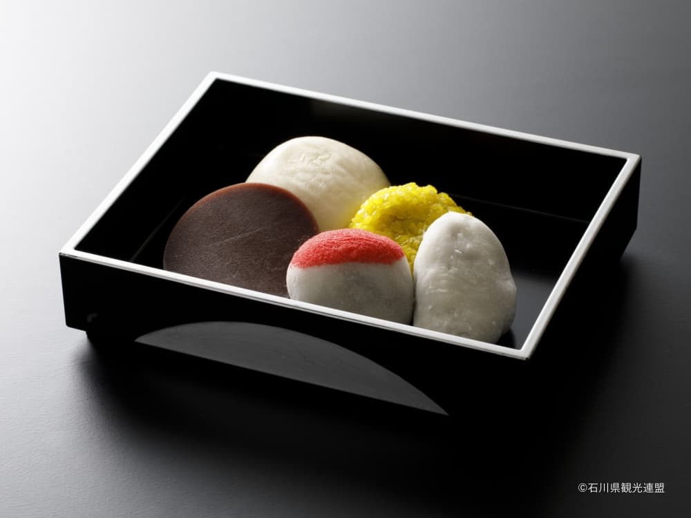 五色生菓子の写真