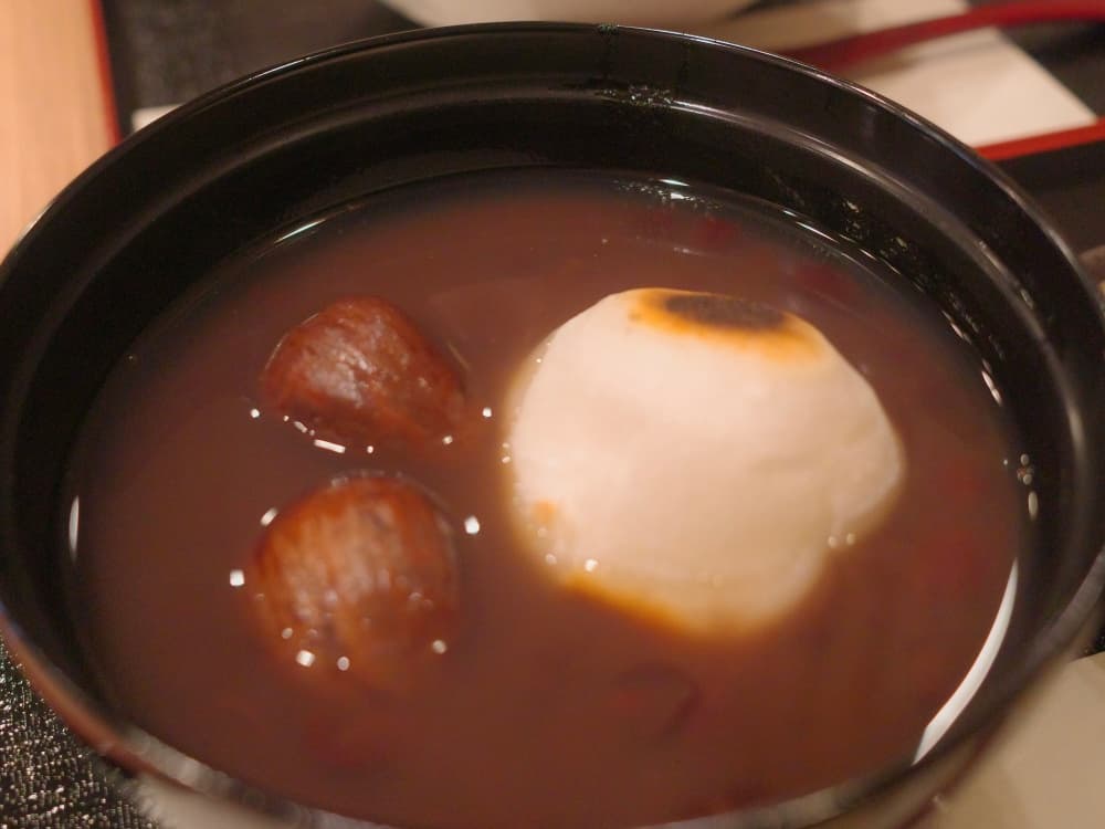 お餅を使った甘味の写真