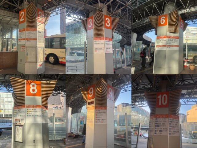 金沢駅東口バスのりば