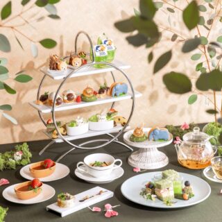 【ペア2組様ご招待】【5/1(金)〜6/30(火)】ANAクラウンプラザホテル金沢に、いしかわ動物園とのコラボアフタヌーンティー「little zoo」が登場。